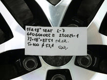 Laden Sie das Bild in den Galerie-Viewer, 1x Alufelge 18 Zoll 7.0" 5x100 51ET Glanz Schwarz 6F0601025 Seat Rim Wheel FEL7018580536ut