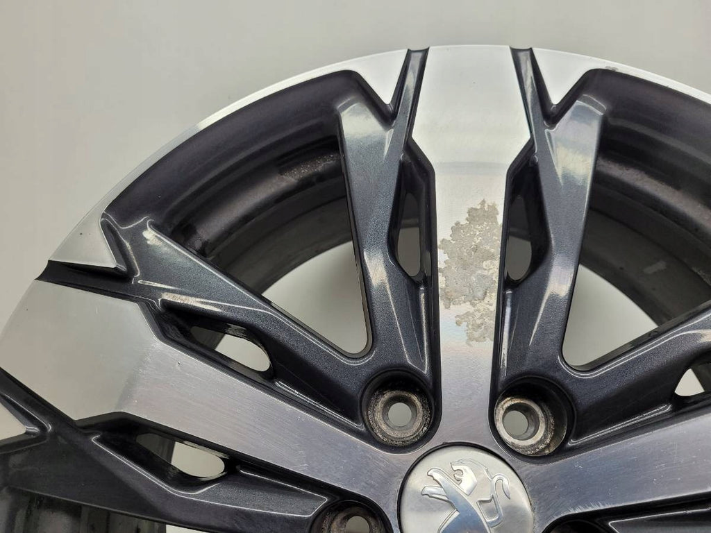 1x Alufelge 18 Zoll 7.5" 5x108 49ET Glanz Schwarz 9811635077 Peugeot 5008 Ii FEL8909627896wy