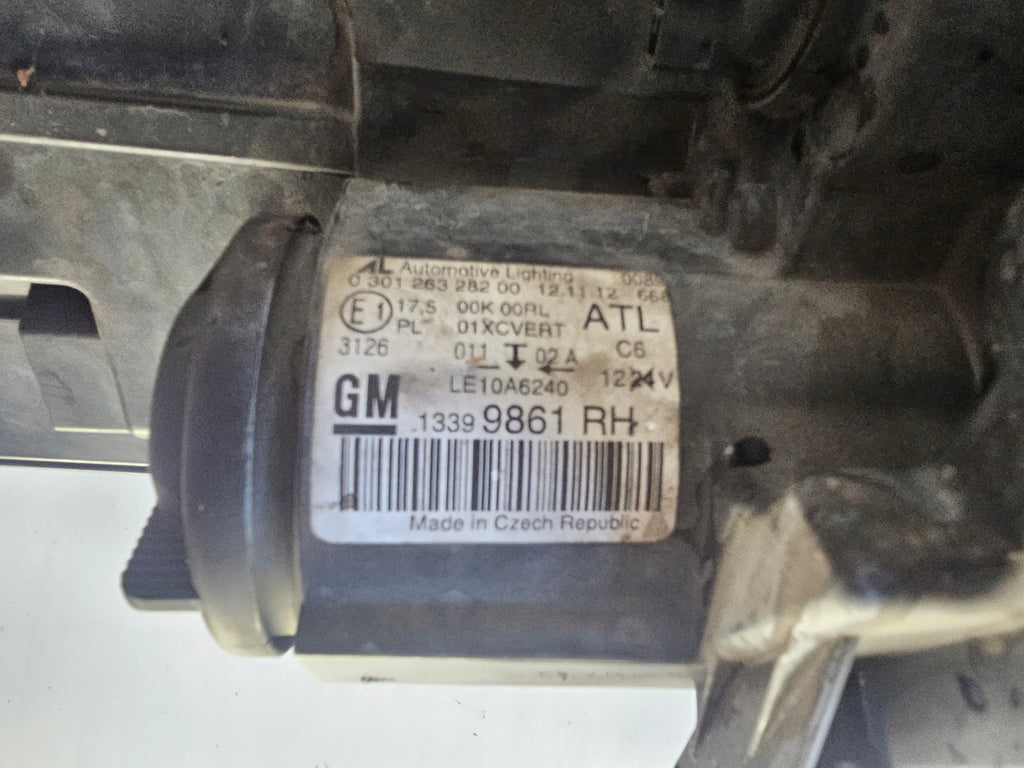 Frontscheinwerfer Opel Zafira C 13399861 Rechts Scheinwerfer Headlight