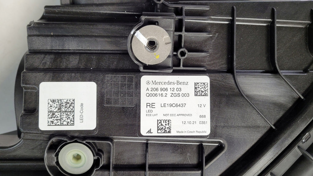 Frontscheinwerfer Mercedes-Benz W206 A2069061203 LED Rechts Headlight SCH8937726921fy