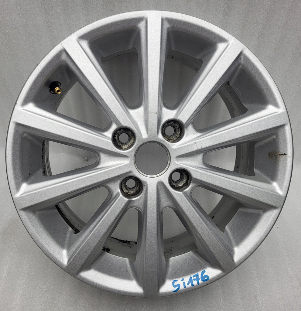 1x Alufelge 16 Zoll 6.5" 4x100 47 5ET Glanz Silber C1BC-RA Ford Fiesta I FEL9754622707hs