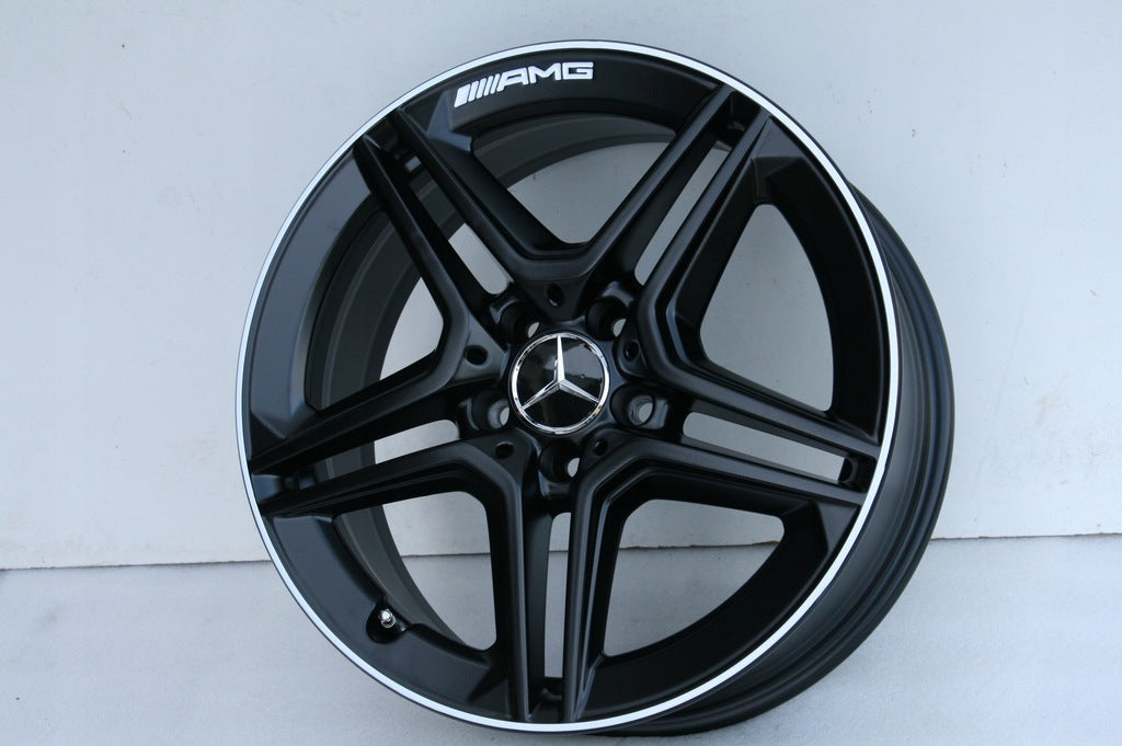 4x Alufelge 18 Zoll 7.5" 5x112 44ET Matt Schwarz A2054019500 Mercedes-Benz Amg FEL7870386882tp