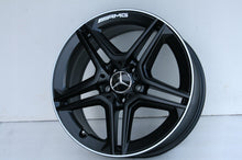 Load image into Gallery viewer, 4x Alufelge 18 Zoll 7.5" 5x112 44ET Matt Schwarz A2054019500 Mercedes-Benz Amg FEL7870386882tp