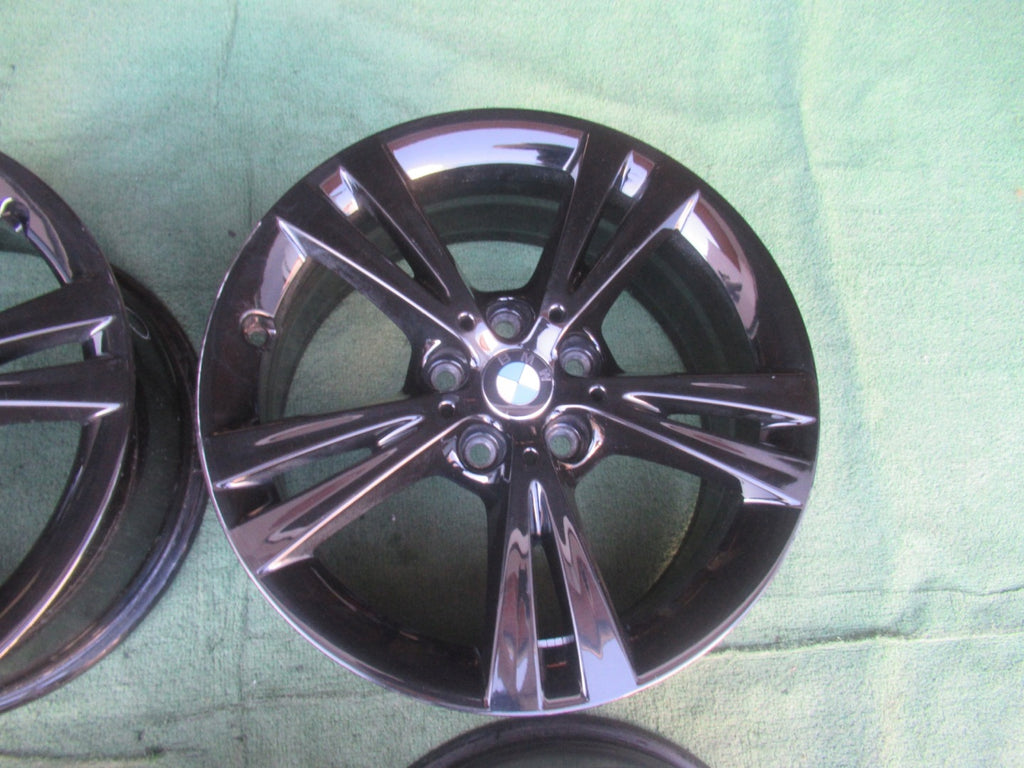 4x Alufelge 17 Zoll 7.5" 5x112 52ET Glanz Schwarz 6866673 BMW X1 F48 Rim Wheel FEL3528319313xx