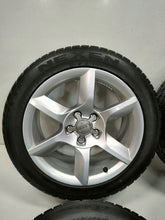 Laden Sie das Bild in den Galerie-Viewer, 4x Alufelge 17 Zoll 8.0" 5x112 26ET Glanz Silber 8T0601025CJ Audi A5 Rim Wheel FEL5586820010nw