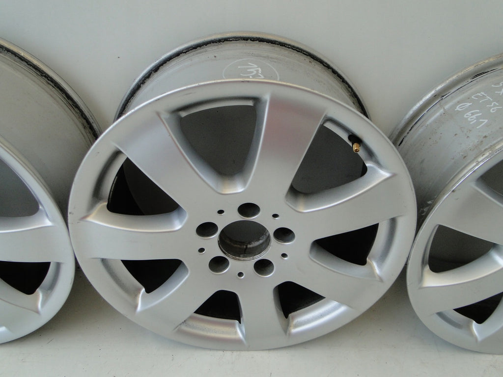 4x Alufelge 17 Zoll 7.5" 5x112 56ET Glanz Silber A2514011002 Mercedes-Benz