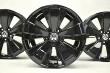 Load image into Gallery viewer, 4x Alufelge 18 Zoll 8.0&quot; 5x112 48ET Glanz Schwarz 5C0601025AK VW Beetle