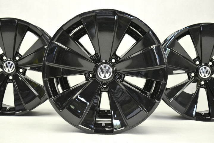 4x Alufelge 18 Zoll 8.0" 5x112 48ET Glanz Schwarz 5C0601025AK VW Beetle FEL3719889847zw
