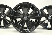 Load image into Gallery viewer, 4x Alufelge 18 Zoll 8.0" 5x112 48ET Glanz Schwarz 5C0601025AK VW Beetle FEL3719889847zw
