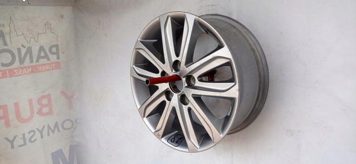 1x Alufelge 16 Zoll 6.5" 5x114.3 53ET Glanz Silber 52910-3Y450 Hyundai Elantra FEL1752950071ke