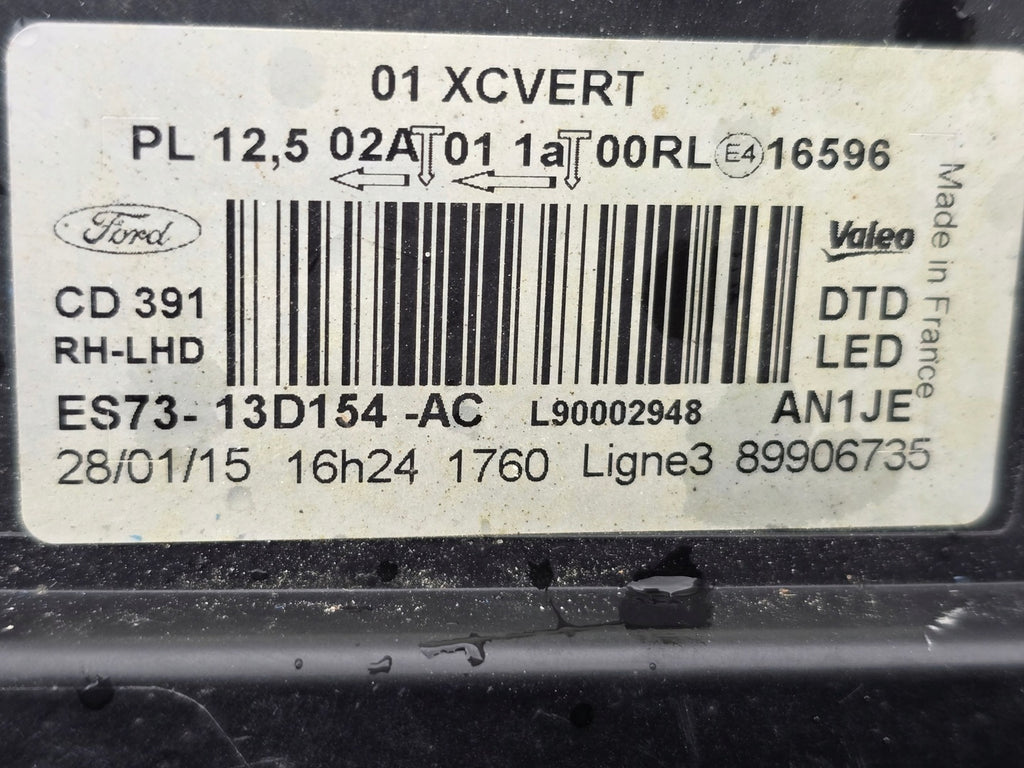 Frontscheinwerfer Ford Mondeo ES73-13D154-AC Rechts Scheinwerfer Headlight SCH1680293615lq