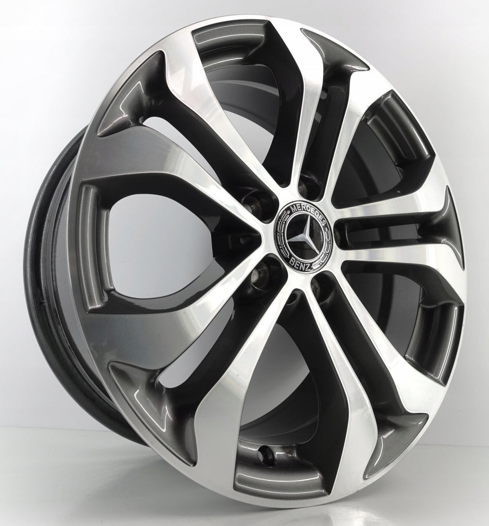 4x Alufelge 17 Zoll 7.5" 5x112 36ET Glanz Graphit Mercedes-Benz Glc X253 Mg FEL9142426553qx