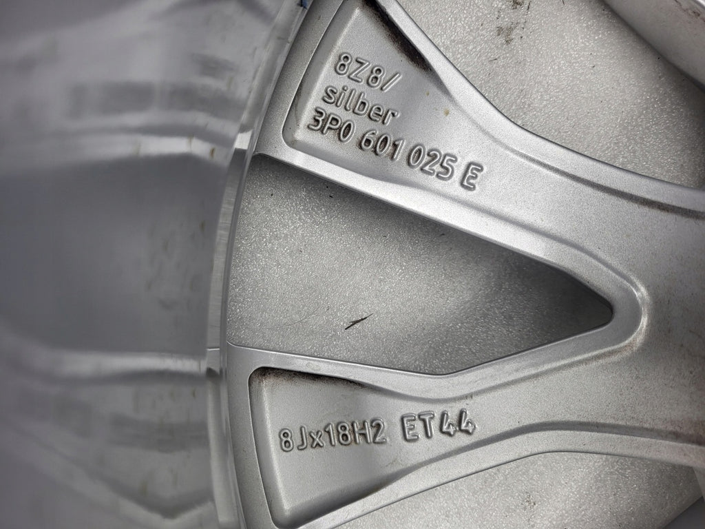 1x Alufelge 18 Zoll 8.0" 5x112 44ET Glanz Silber 3P0601025E Skoda Superb FEL1493461195vb