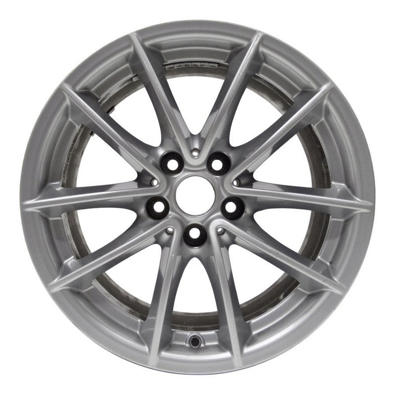 1x Alufelge 17 Zoll 7.5" 5x112 27ET Glanz Silber 6868217 BMW 5 G30 Rim Wheel