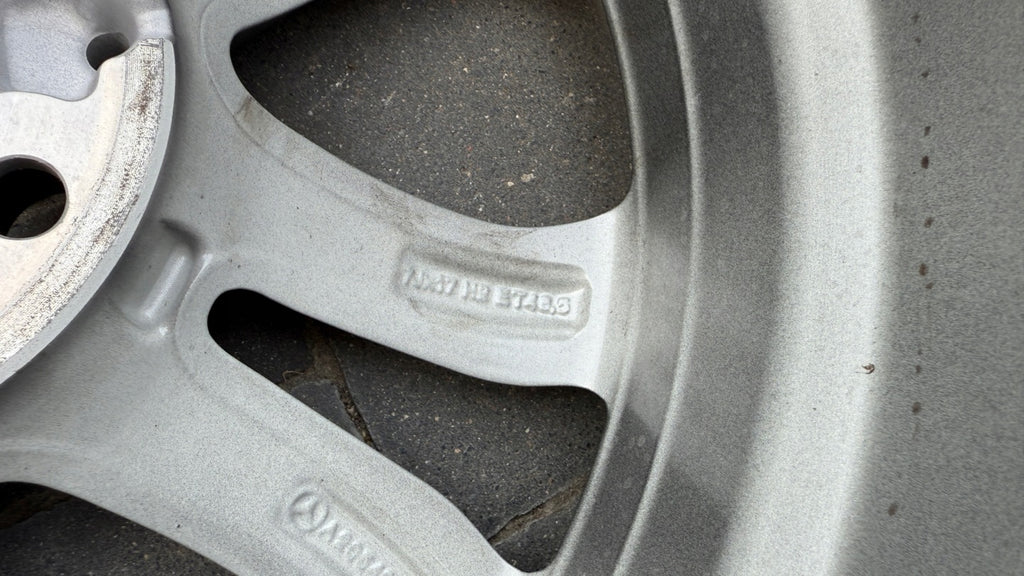 1x Alufelge 17 Zoll 7.0" 5x112 48 5ET Glanz Grau A2054010200 Mercedes-Benz FEL8434154780oi