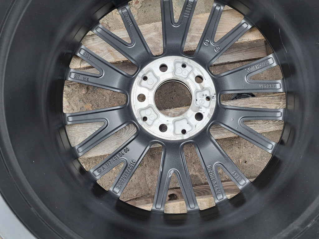 4x Alufelge 18 Zoll 7.5" 5x112 49ET Glanz A1774010600 Mercedes-Benz W177 FEL5297798040jv