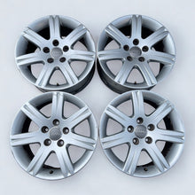 Load image into Gallery viewer, 4x Alufelge 16 Zoll 7.0&quot; 5x112 42ET Matt Silber Audi C6 Rim Wheel