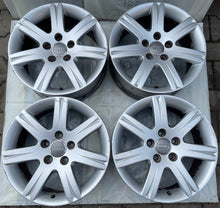 Load image into Gallery viewer, 4x Alufelge 16 Zoll 7.0&quot; 5x112 42ET Matt Silber Audi C6 Rim Wheel