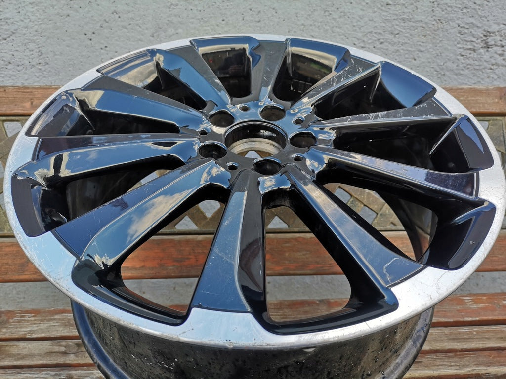 1x Alufelge 19 Zoll 7.5" 5x112 44ET Glanz Schwarz A2054012900 Mercedes-Benz A205 FEL4263779925qi