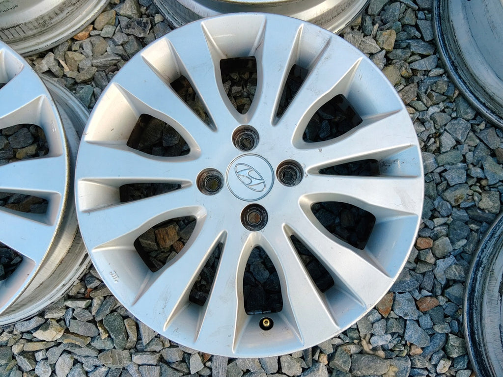 4x Alufelge 16 Zoll 5.5" 4x100 54ET Glanz Silber 52910-1J300 Hyundai I Rim Wheel FEL3810841974ul