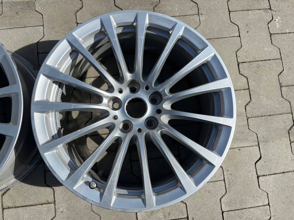 1x Alufelge 18 Zoll 8.0" 5x112 30ET Glanz Silber 6861224 BMW 1 2 Rim Wheel FEL6131155482tc