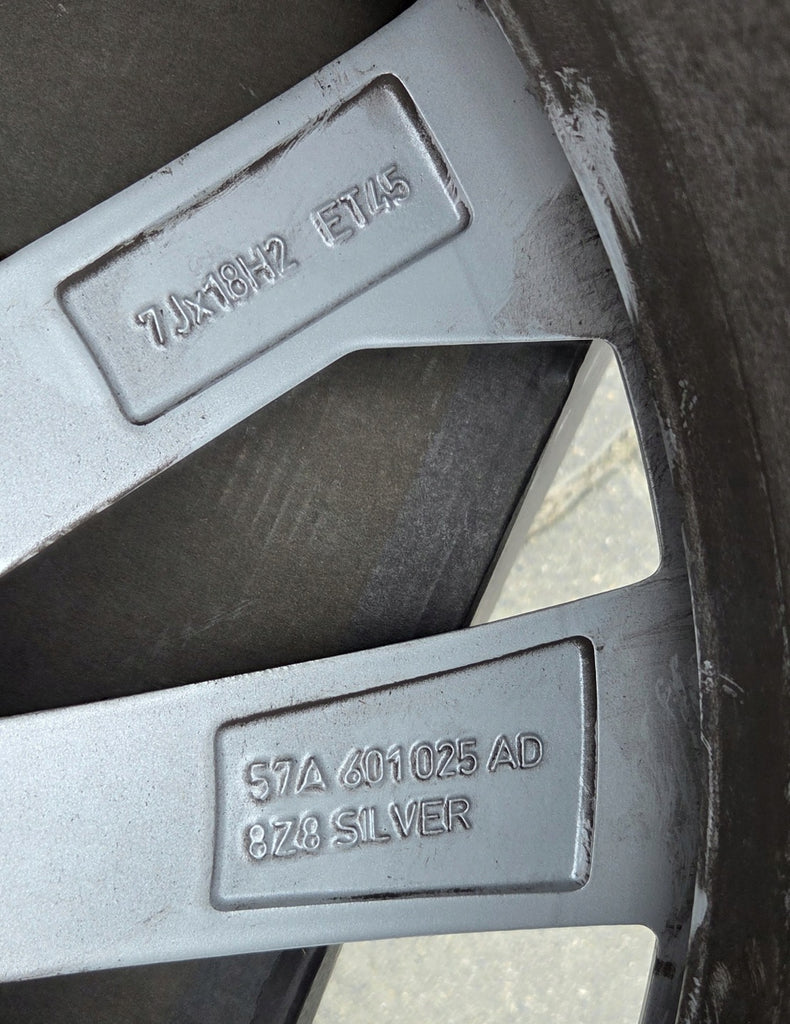 1x Alufelge 18 Zoll 7.0" 5x112 45ET 57A601025AS Skoda Karoq Rim Wheel FEL1148236351py