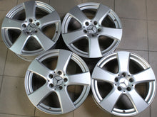 Laden Sie das Bild in den Galerie-Viewer, 4x Alufelge 17 Zoll 7.0&quot; 5x112 48,5ET A2054015500 Mercedes-Benz W205 Rim Wheel