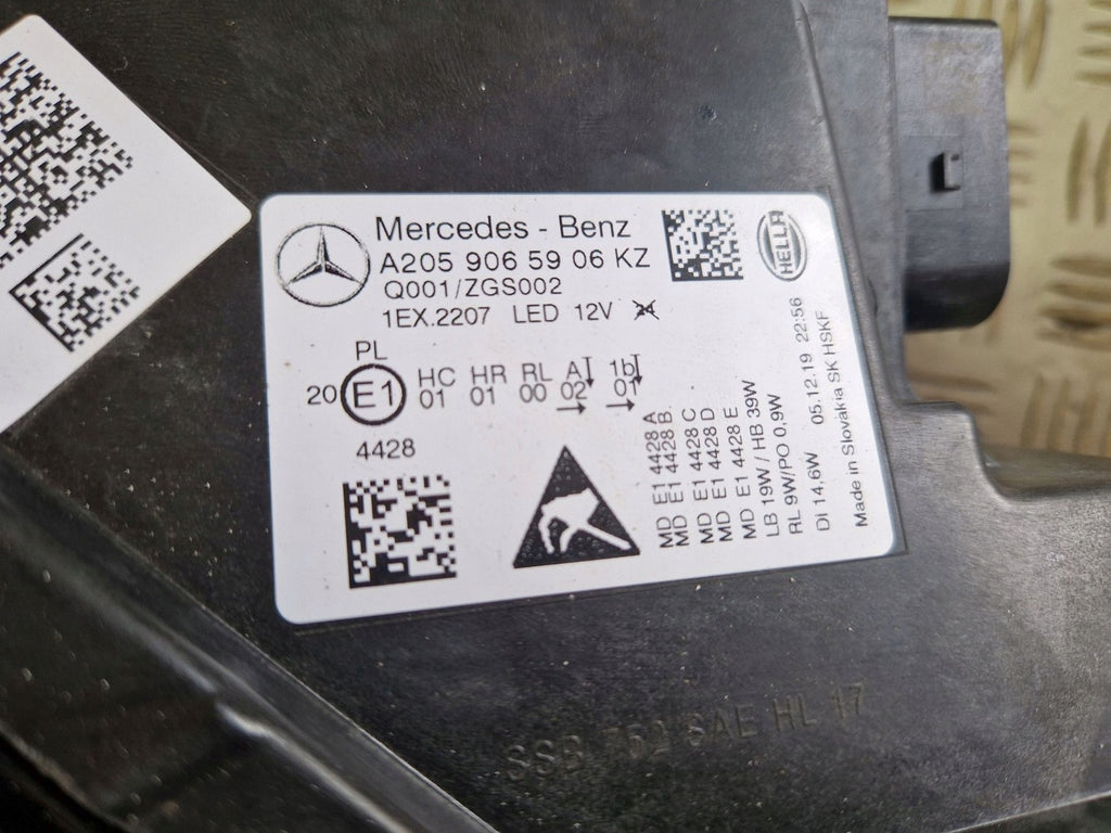 Frontscheinwerfer Mercedes-Benz W205 A2059065906 LED Links Headlight SCH1740171573ik