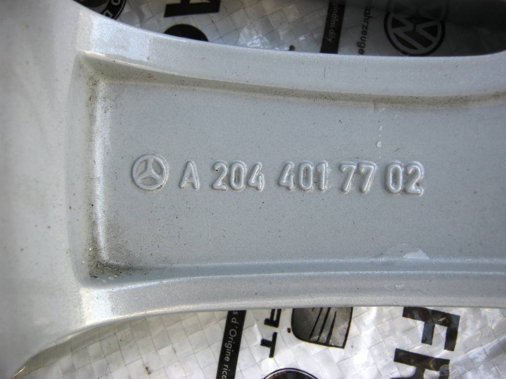 1x Alufelge 17 Zoll 8.5" 5x112 58ET A2044017702 Mercedes-Benz X204 Rim Wheel FEL6147987459hv