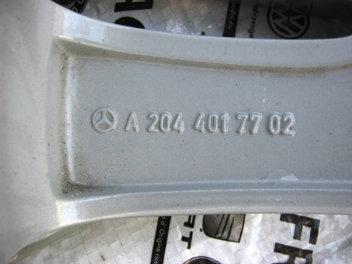 1x Alufelge 17 Zoll 8.5" 5x112 58ET A2044017702 Mercedes-Benz X204 Rim Wheel FEL6147987459hv