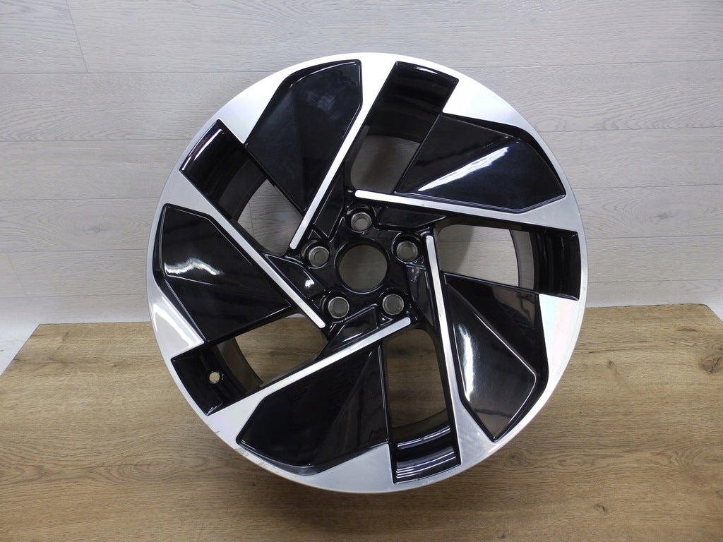 1x Alufelge 18 Zoll 7.5" 5x112 50ET Glanz Schwarz 10A601025G Vw Rim Wheel FEL3871102789xj