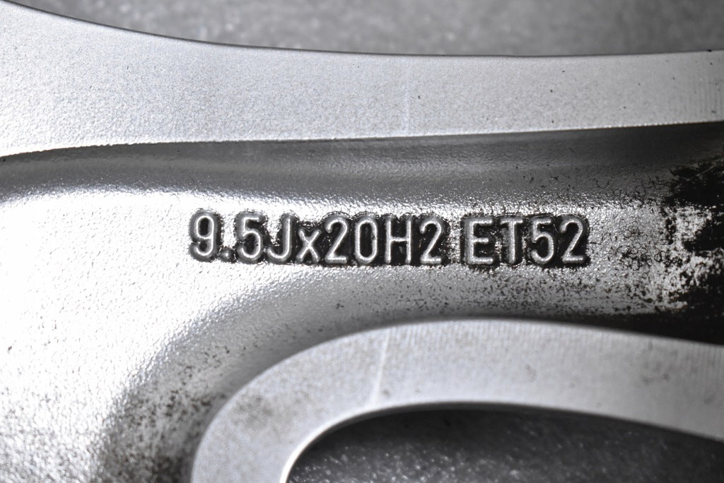 1x Alufelge 20 Zoll 9.5" 5x130 52ET Glanz Silber 7L9601025 VW Touareg Rim Wheel FEL2952873542hv
