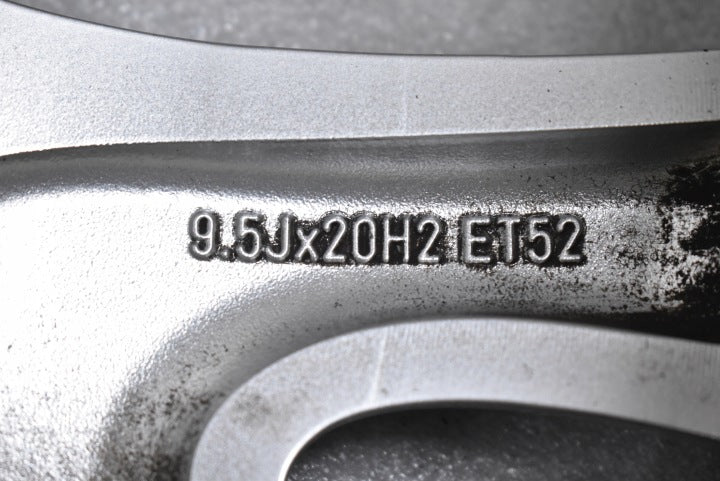 1x Alufelge 20 Zoll 9.5" 5x130 52ET 7L9601025 VW Touareg Rim Wheel FEL2952873542hv