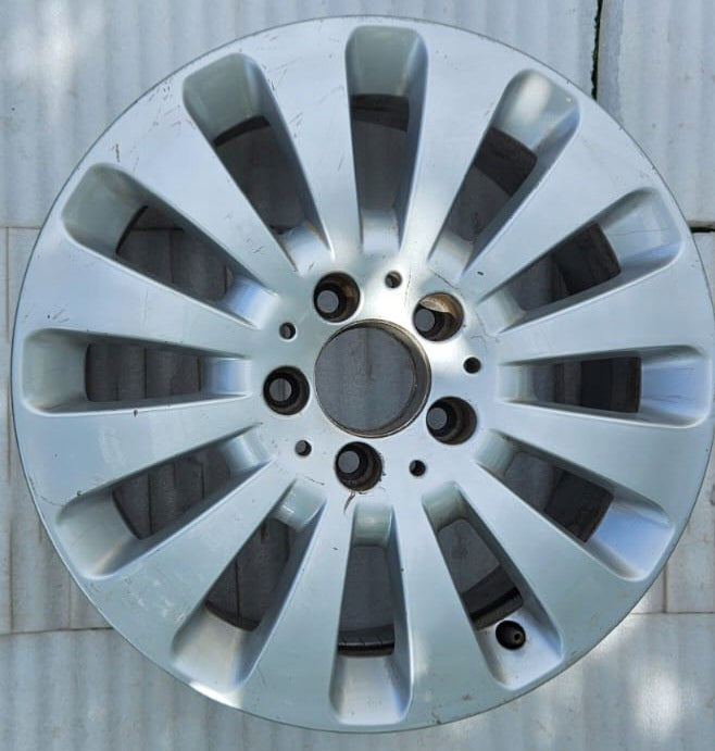 1x Alufelge 16 Zoll 7.0" 5x112 42ET Glanz Silber A2044010602 Mercedes-Benz