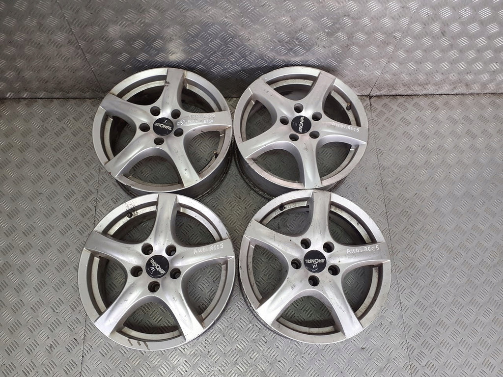 4x Alufelge 16 Zoll 6.5" 5x112 Audi A6 C5 Rim Wheel FEL9755215584ok