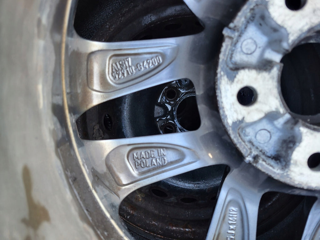 1x Alufelge 16 Zoll 6.5" 5x114.3 50ET Glanz Graphit 52910-G4200 Hyundai I I40 Mg FEL9833482415pg