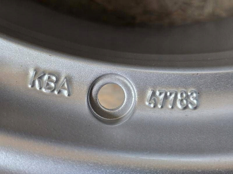 1x Alufelge 17 Zoll 7.0" 5x108 48ET Silber KBA47783 BMW 1 I Passat Rim Wheel FEL6171758036ej