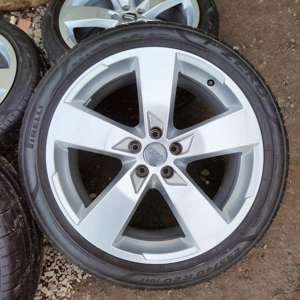 4x Alufelge 20 Zoll 8.5" 5x112 43ET Glanz Silber 4K0601025K Audi A6 Rim Wheel FEL2723133474cz
