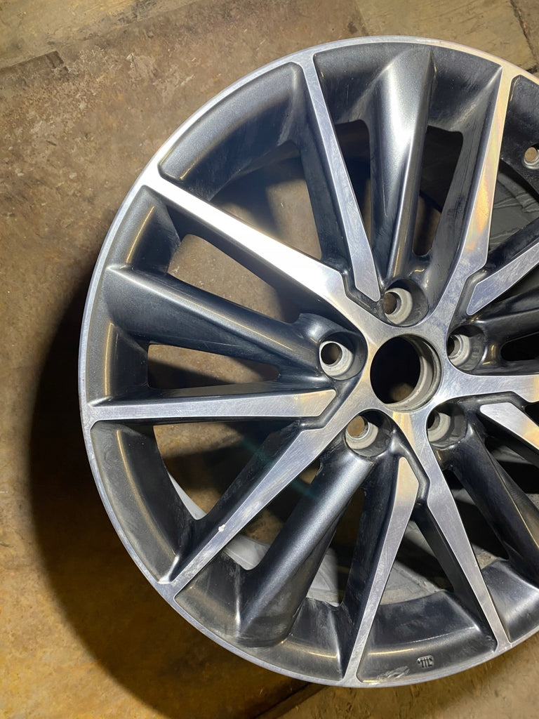 1x Alufelge 18 Zoll 8.0" 5x114.3 50ET Glanz Schwarz Mg Camry Rim Wheel FEL1478947773jj