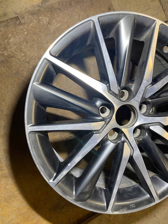1x Alufelge 18 Zoll 8.0" 5x114.3 50ET Glanz Schwarz Mg Camry Rim Wheel FEL1478947773jj