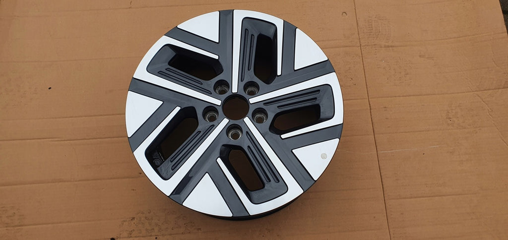 1x Alufelge 17 Zoll 7.0" 5x114.3 50ET Schwarz 52910-DD100 Hyundai Kona Rim Wheel FEL4313723461ov