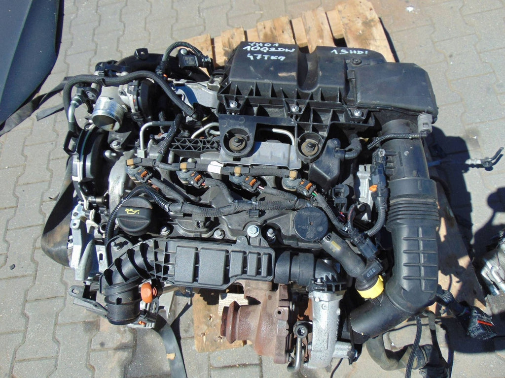 Motor Peugeot I YH01 10Q3DW 1.5 HDI 47TKm Diesel Engine Komplett