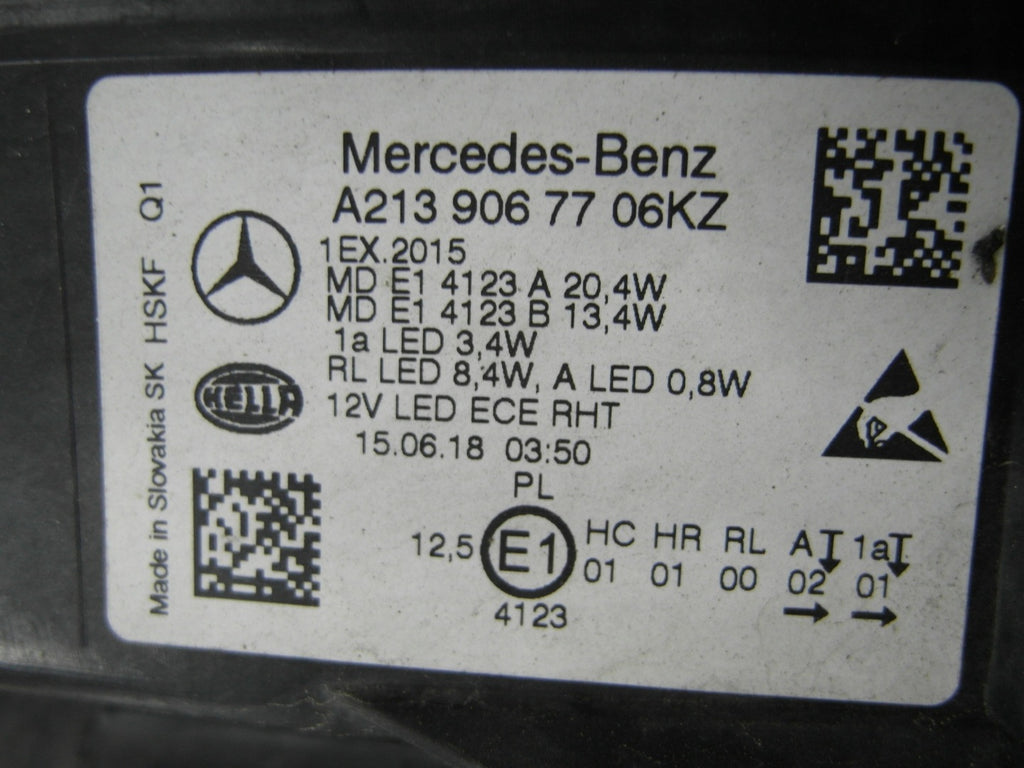 Frontscheinwerfer Mercedes-Benz A2139069606 Full LED Rechts oder Links SCH2025301466mq