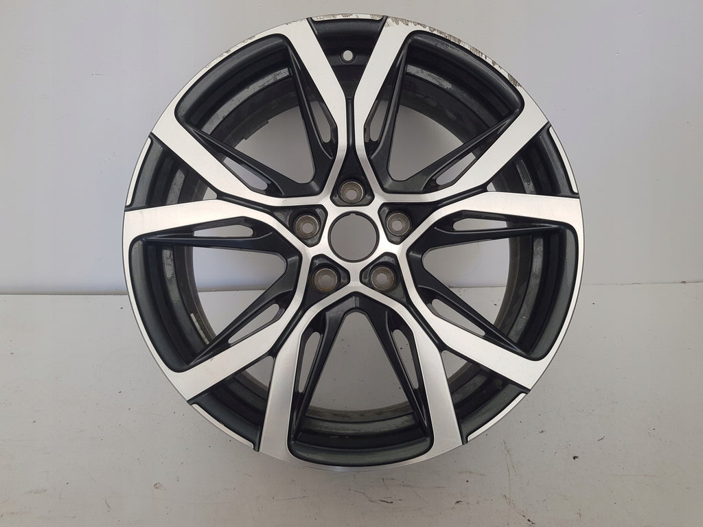 1x Alufelge 18 Zoll 7.0" 5x114.3 29ET Glanz Silber 6020016327 Alpine Mg