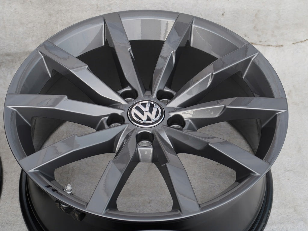 4x Alufelge 18 Zoll 8.0" 5x112 44ET Matt Schwarz VW Passat Arteon Rim Wheel FEL4212782576qt