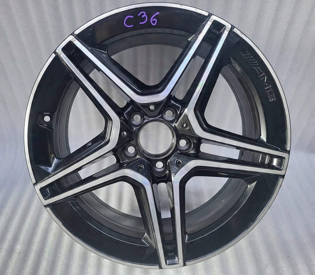 1x Alufelge 18 Zoll 7.5" 5x112 49ET A1774011500 Mercedes-Benz Cla C118 Rim Wheel
