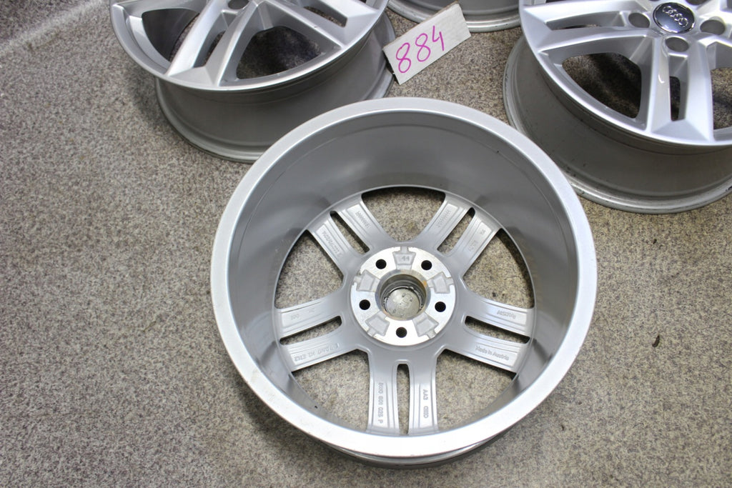 4x Alufelge 17 Zoll 7.0" 5x112 Glanz Silber 8W0601025P Audi A4 B9 Rim Wheel FEL9535909812is