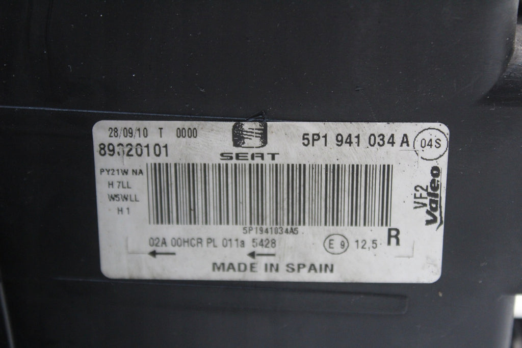 Frontscheinwerfer Seat Altea 5P1941034A Rechts Scheinwerfer Headlight