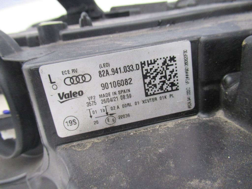 Frontscheinwerfer Audi A1 82A941033D 90106082 LED Links Scheinwerfer Headlight