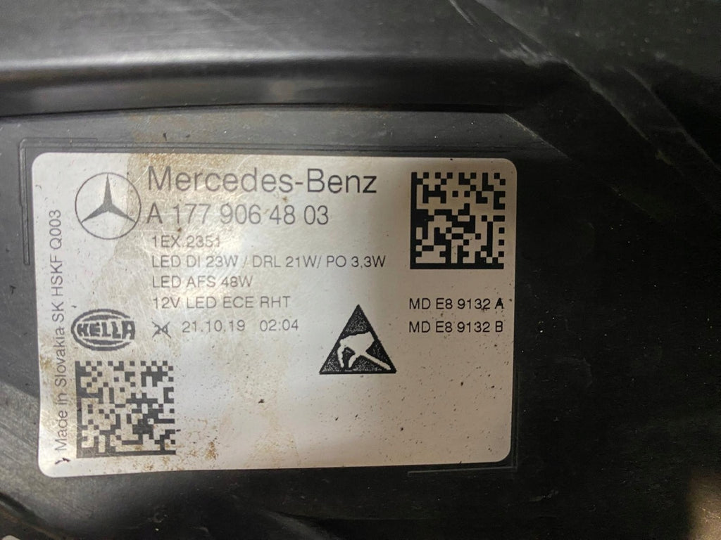 Frontscheinwerfer Mercedes-Benz W177 A1779064803 Full LED Rechts Headlight SCH6848590486sc